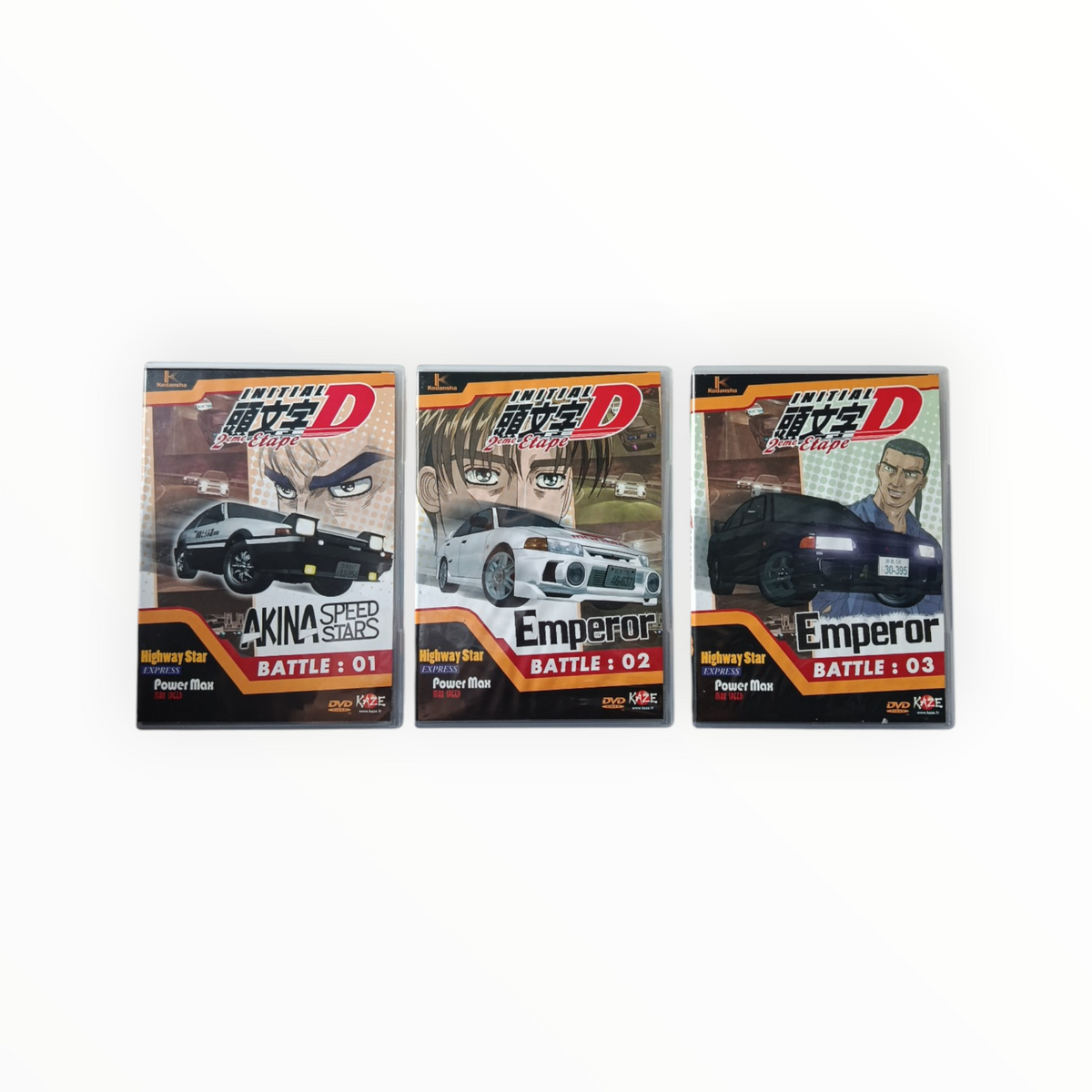Initial D 2ème Stage DVD Collector Français
