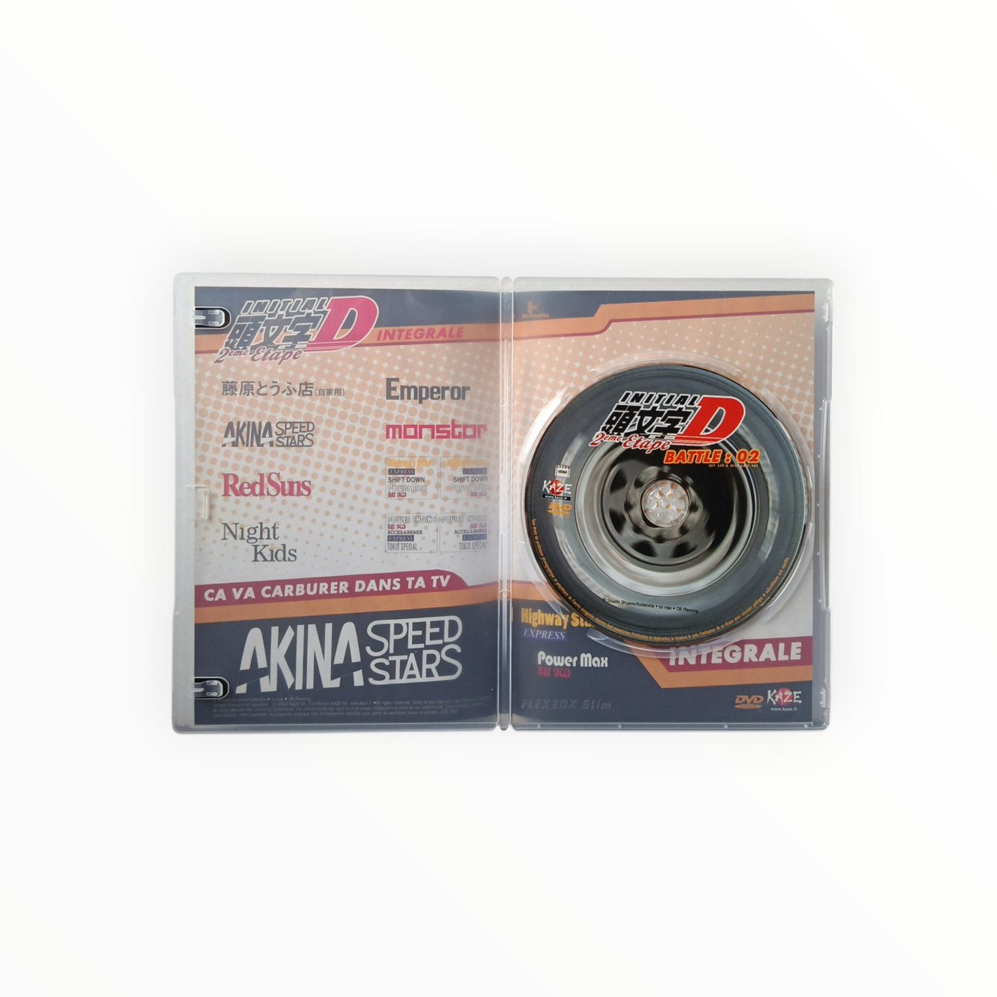 Initial D 2ème Stage DVD Collector Français