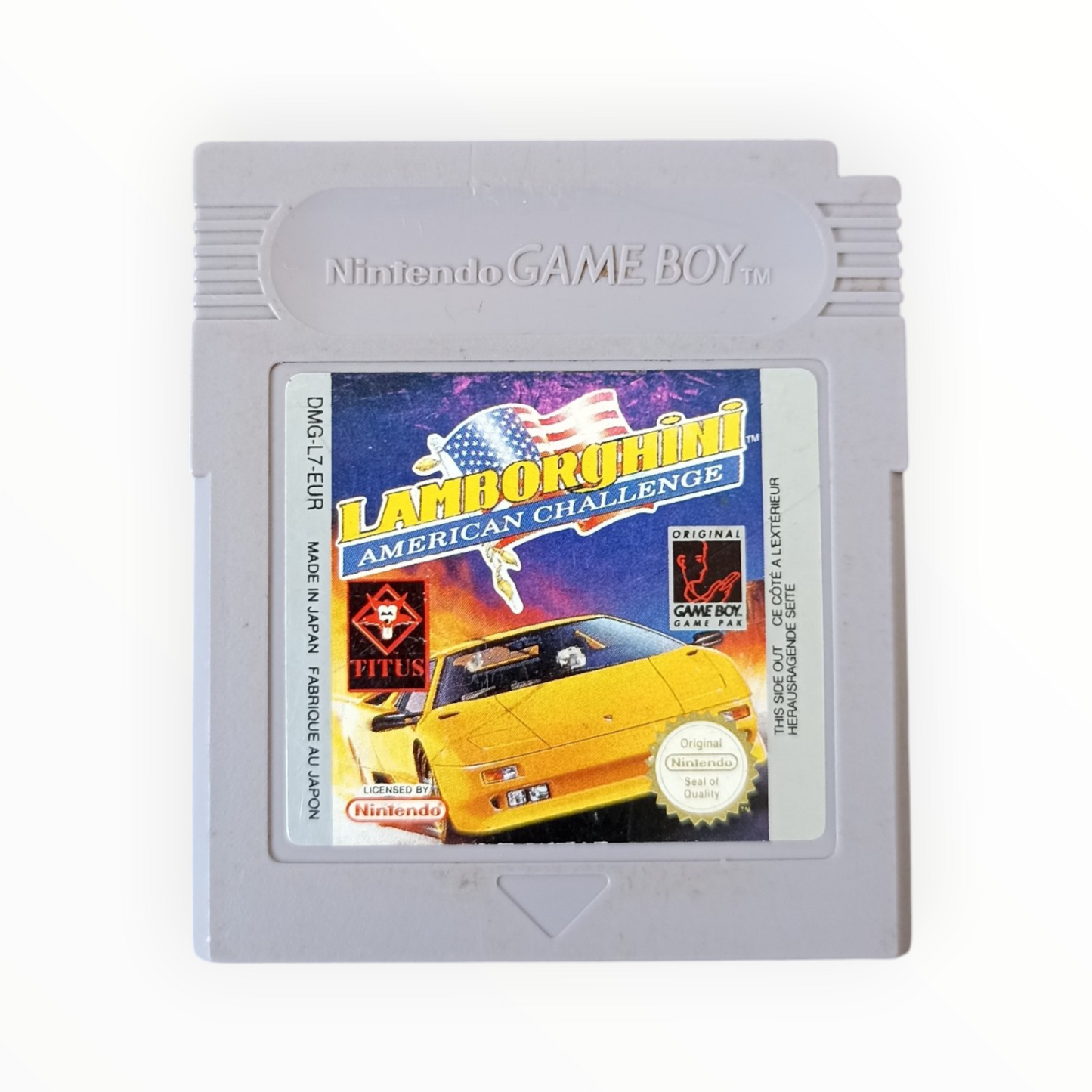 Lamborghini American Challenge Game Boy EUR en Loose