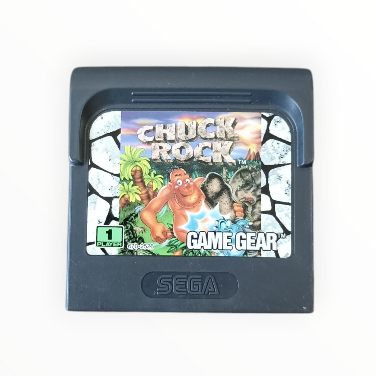 Chuck Rock Sega Game Gear EUR en Loose