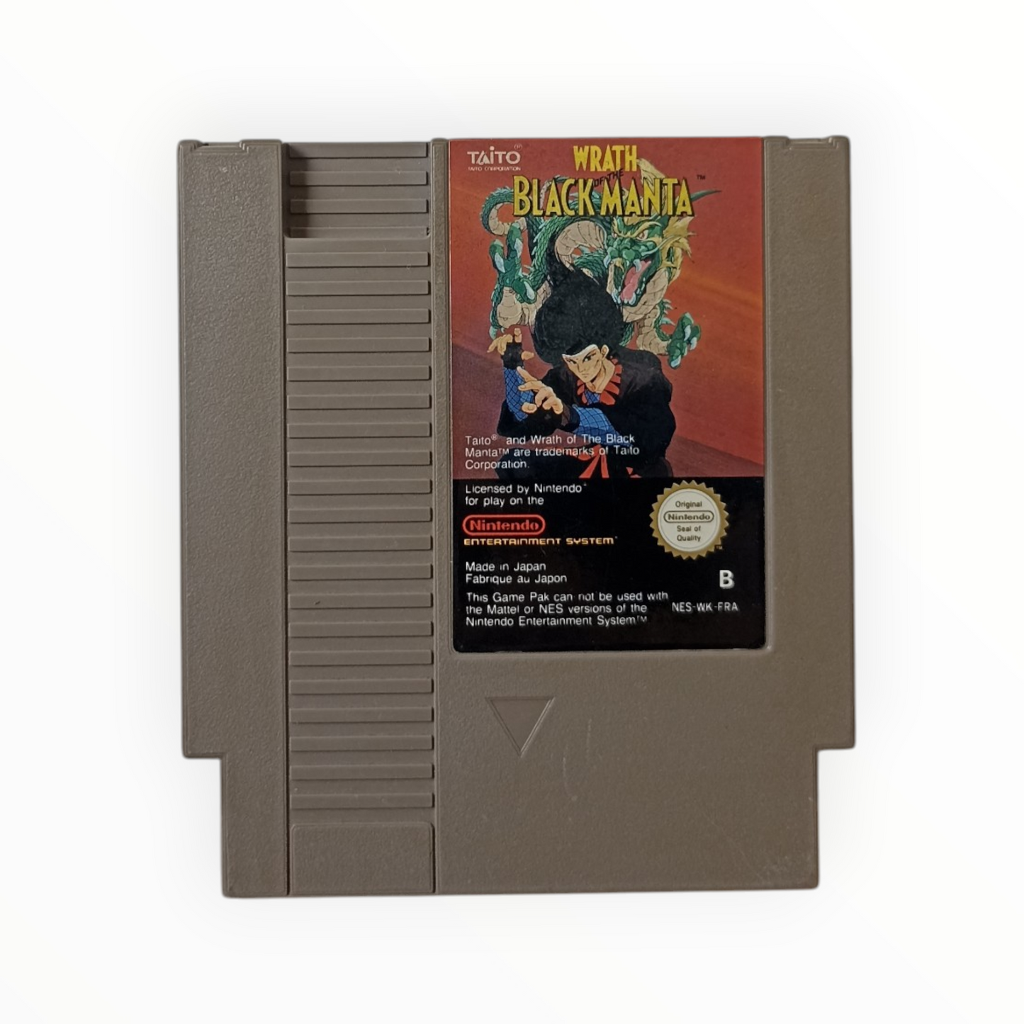 Black Manta NES en loose Version FRA