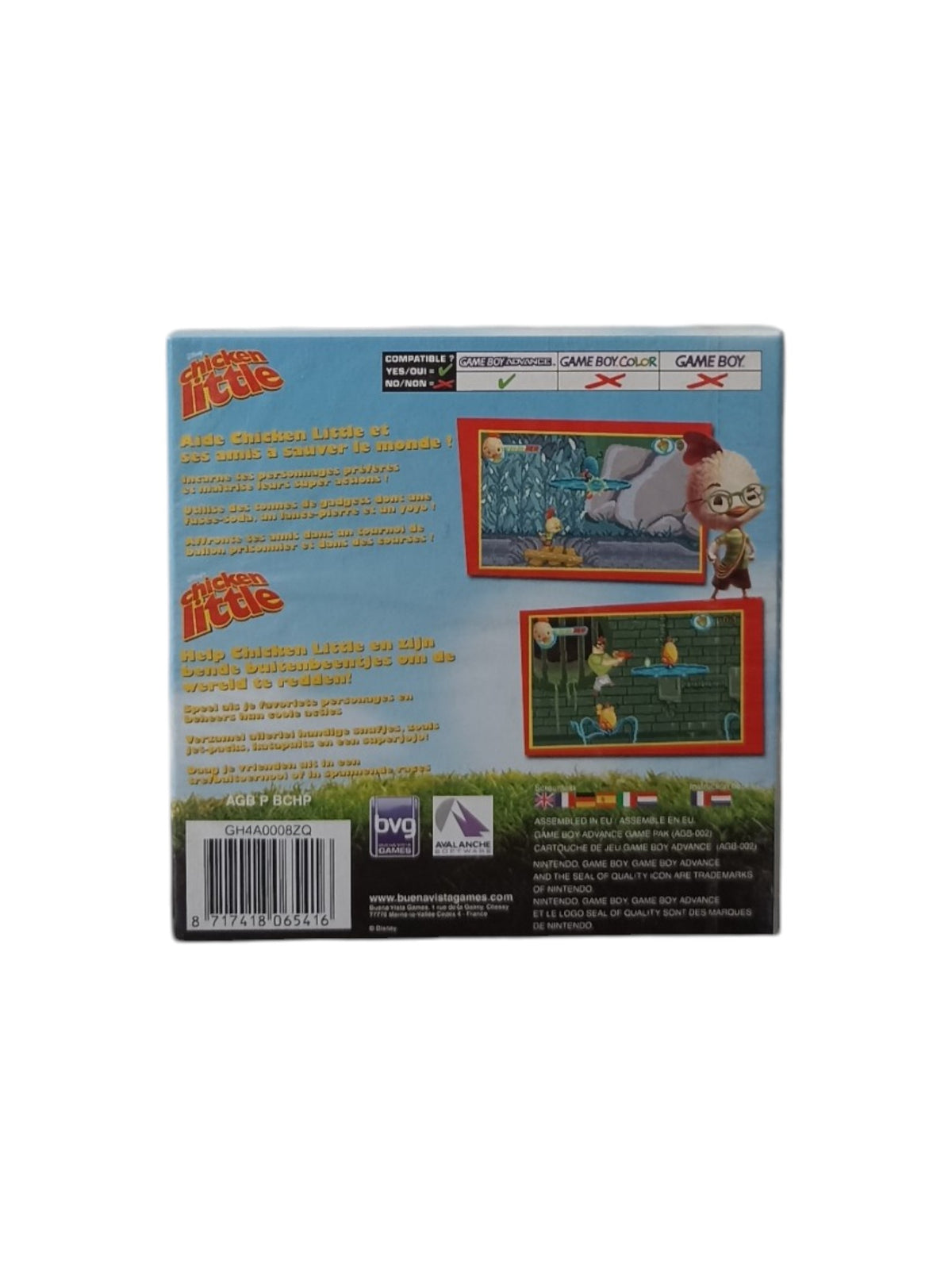 Chicken Little Game Boy Advance (GBA) en boite complet Version FRA Authentique Neuf