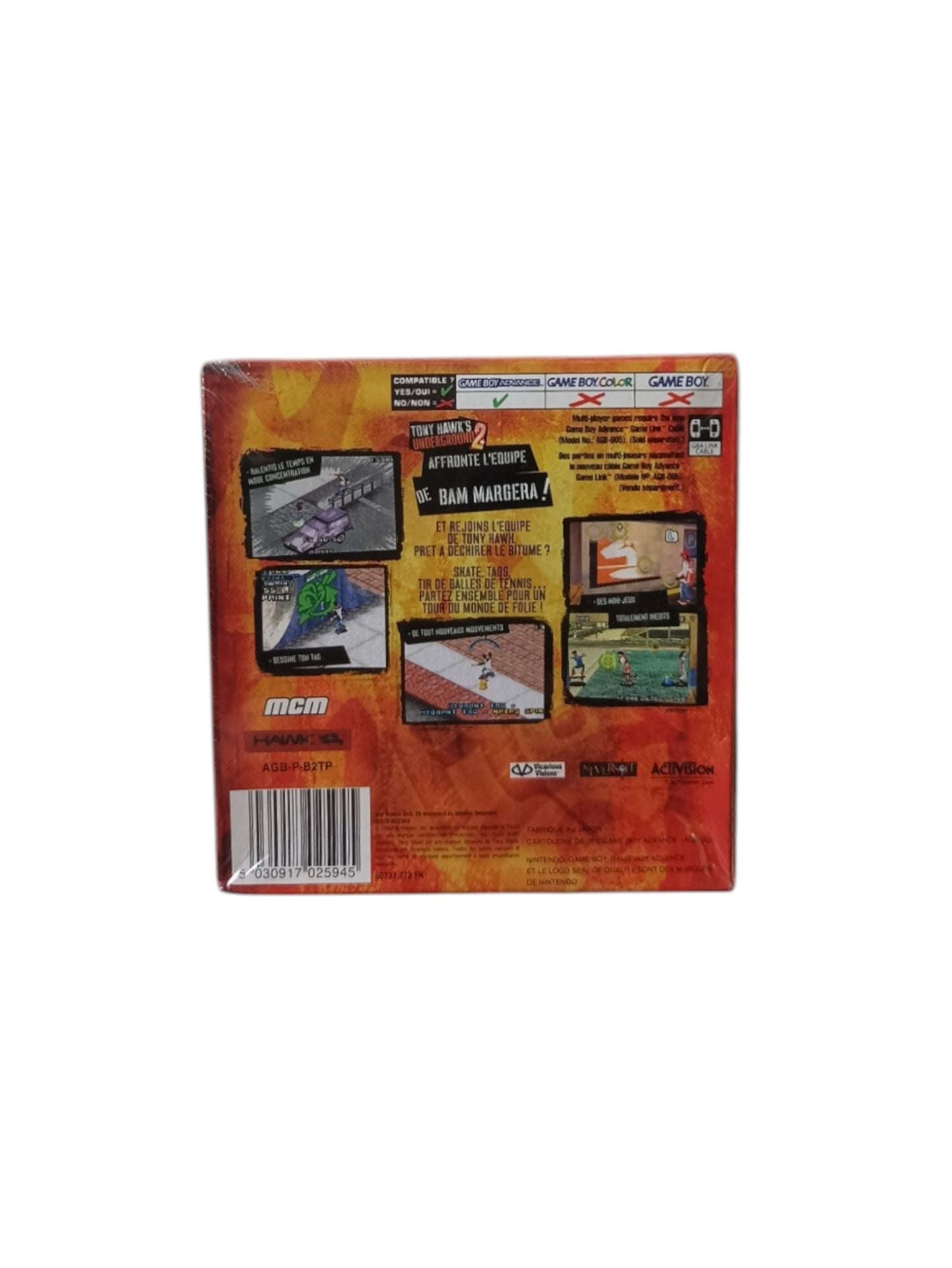 Tony Hawk's Underground 2 Game Boy Advance (GBA) en boite complet Version Neuf (reblister)
