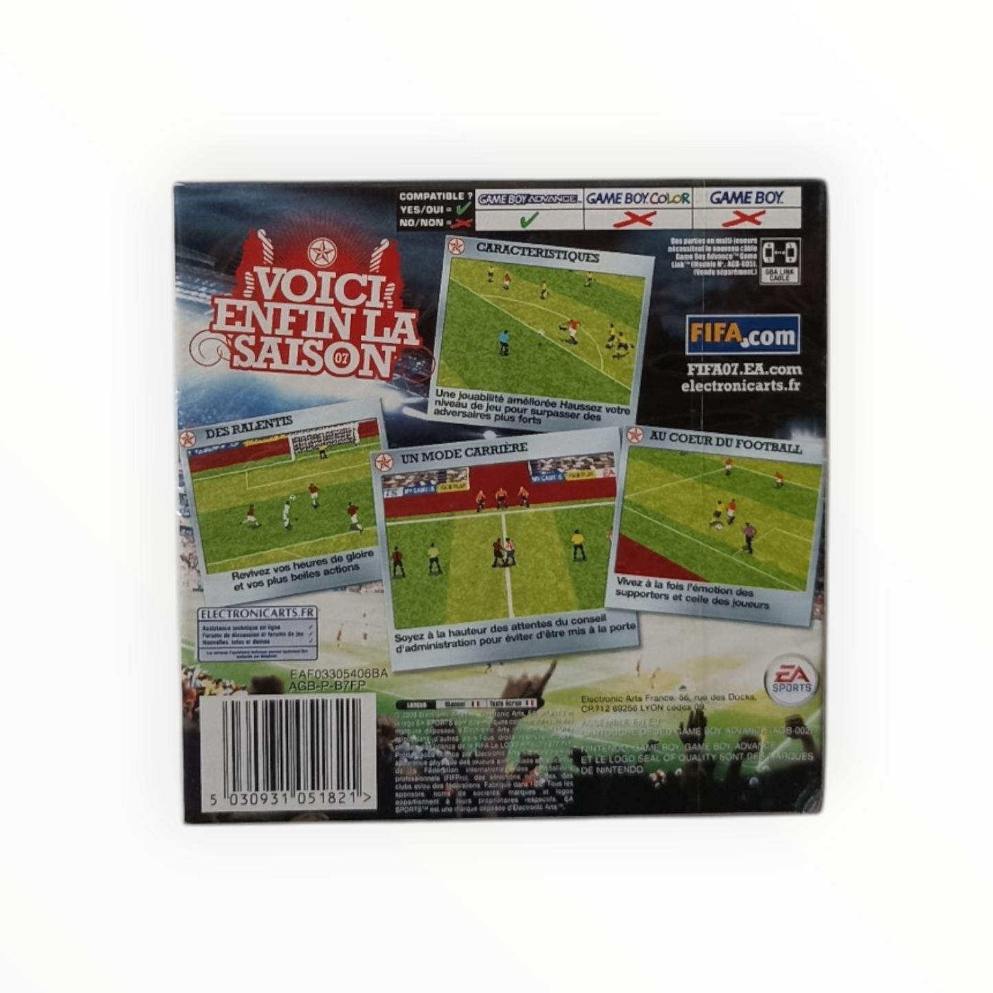 FIFA 07 Game Boy Advance Neuf Blister FR