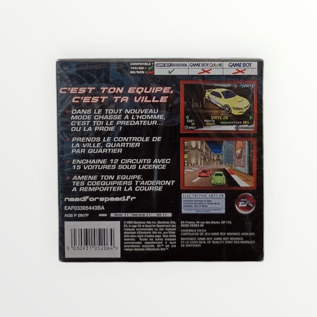 Need For Speed Carbon Own The City Game Boy Advance (GBA) en boite complet Version FRA Authentique Neuf