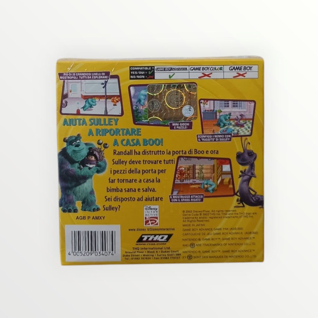 Disney's Monsters & Co Game Boy Advance (GBA) en boite complet Version FRA Authentique Neuf