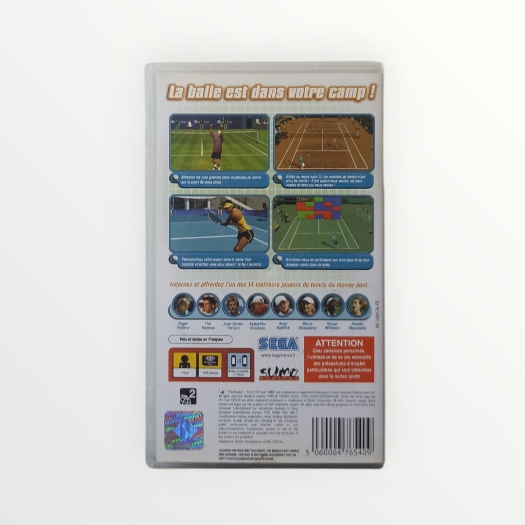Virtua Tennis Playstation Portable (PSP) Complet FRA
