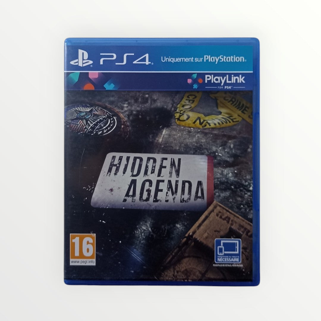 Hidden Agenda Playstation 4 (PS4) Complet en FRA
