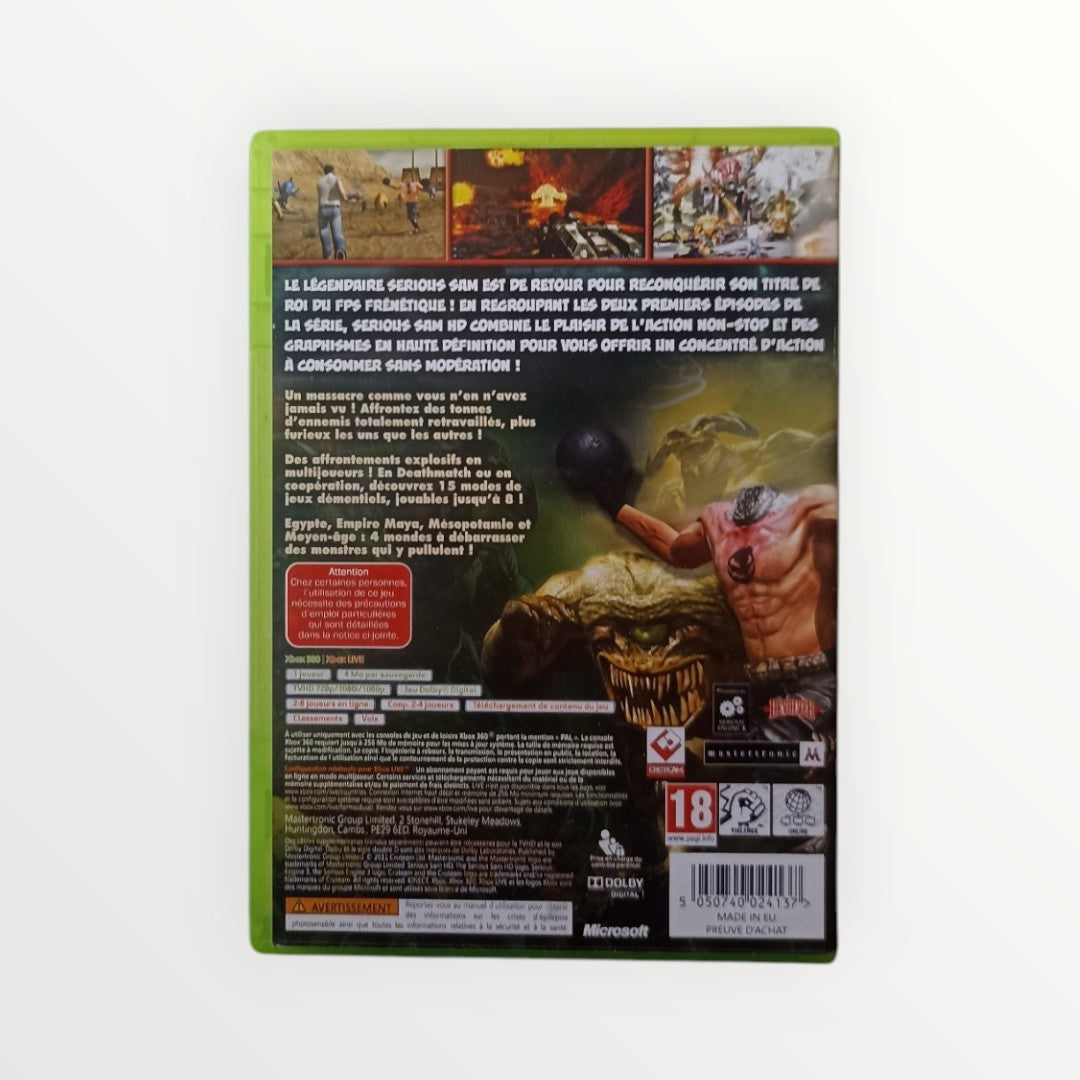 Serious Sam HD Xbox 360 complet en Français