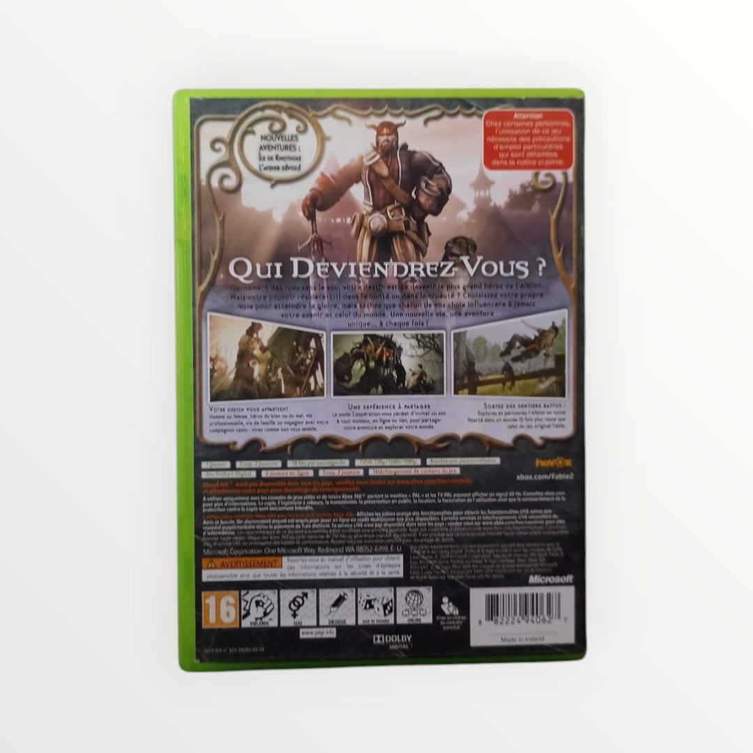 Fable II Game Of Year Edition Xbox 360 complet en Français