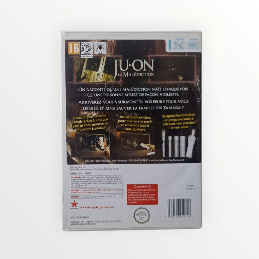 Ju-on la Malédiction Nintendo WIi Complet en Version Française