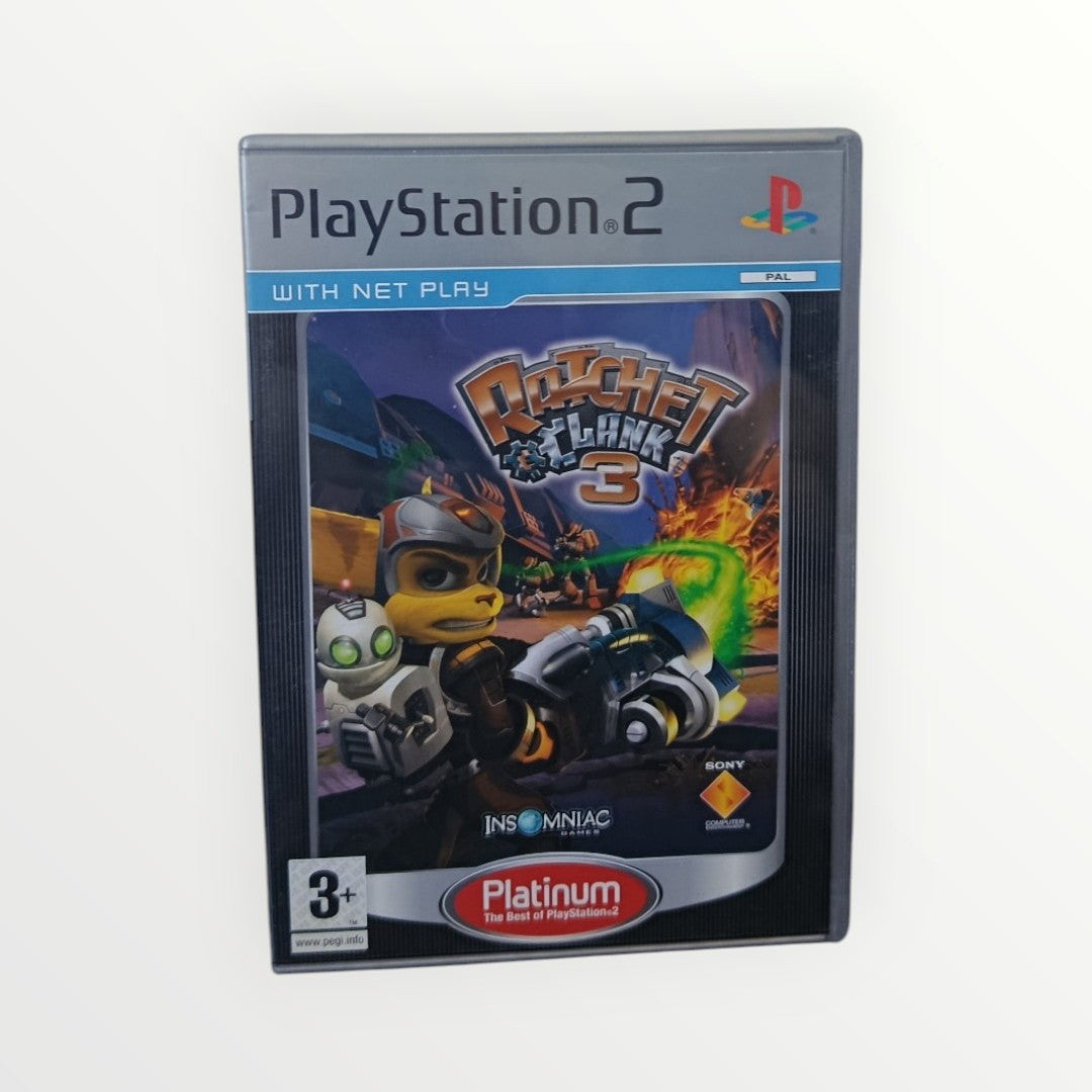 Ratchet Clank 3 Version Platinum Playstation 2 (PS2) Complet FRA