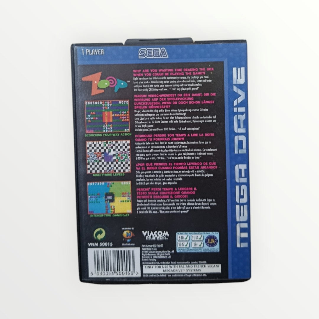 Zoop Mega Drive Complet Version FRA