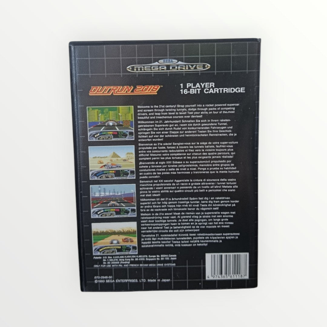 Outrun 2019 Mega Drive Complet Version FRA
