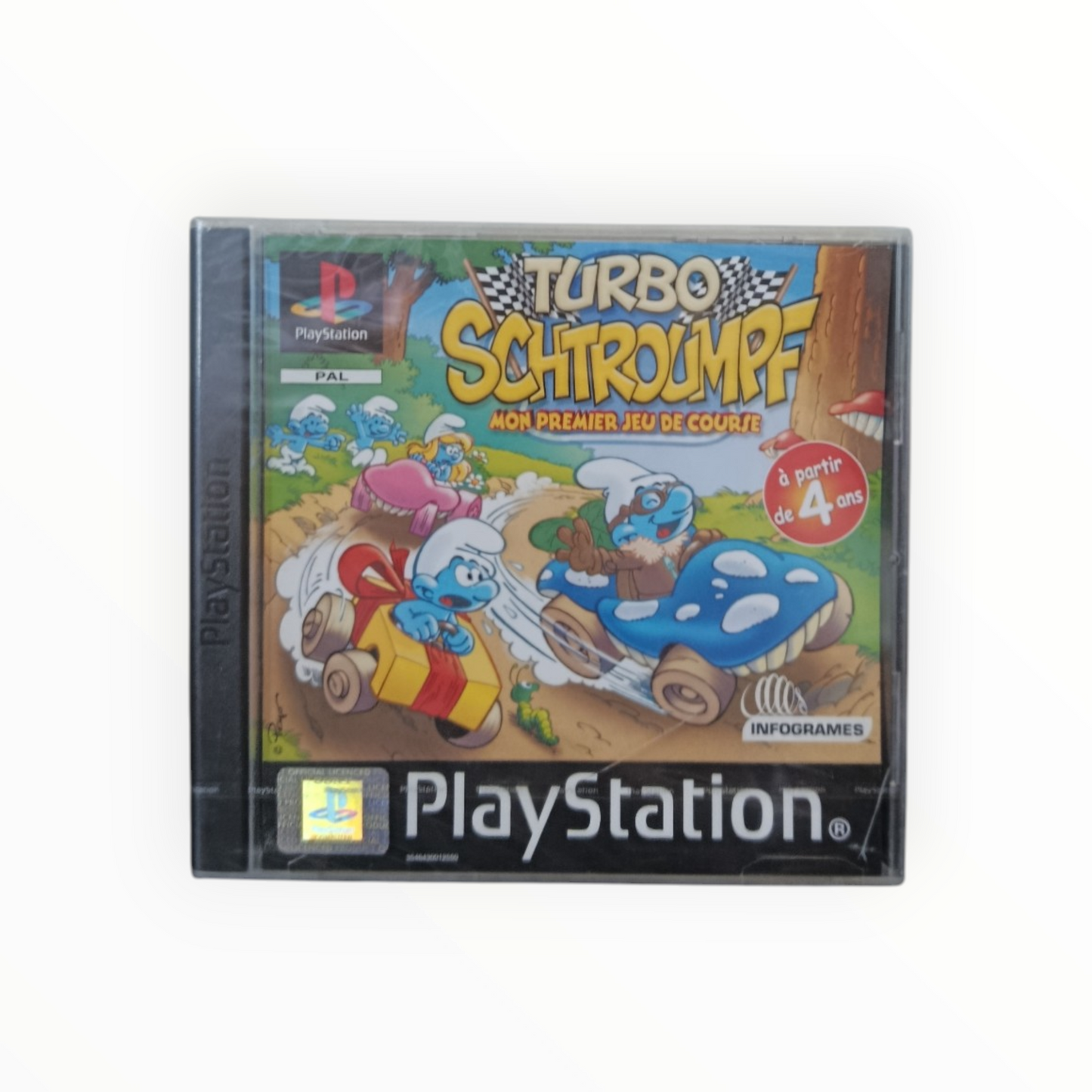 Turbo Schtroumpf  Playstation 1 (PS1)  Version FRA Neuf sous blister