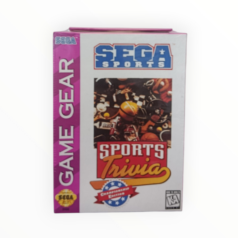 Sega Sports Trivia GameGear  Version USA Neuf sous blister