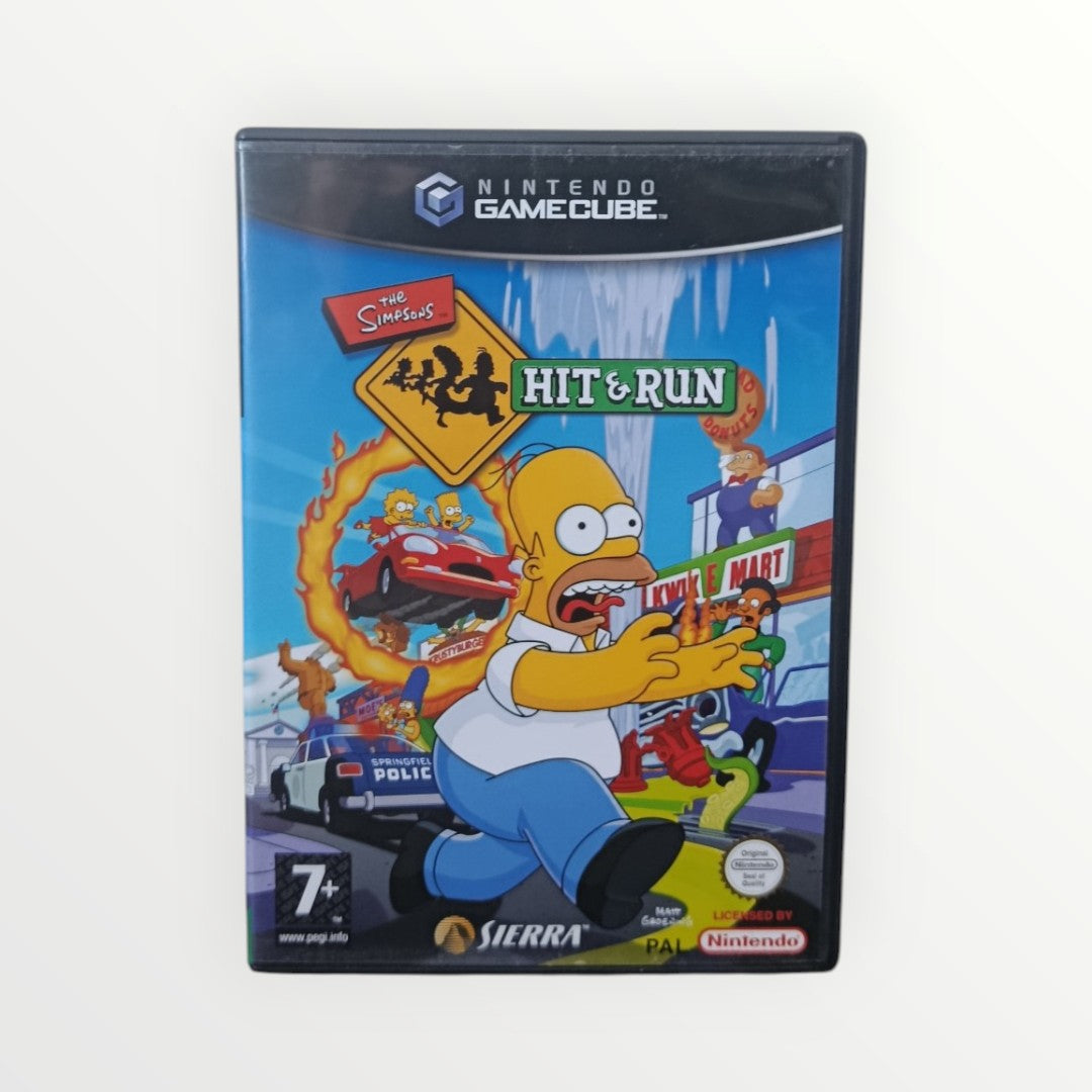 Simpson Hit Run Nintendo GameCube Version Uk Jouable en français