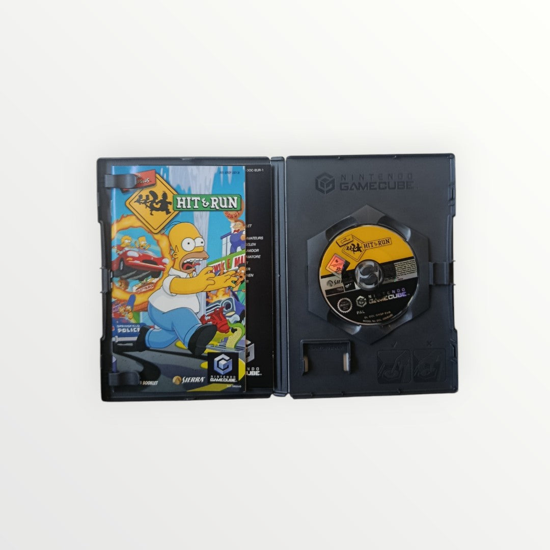 Simpson Hit Run Nintendo GameCube Version Uk Jouable en français