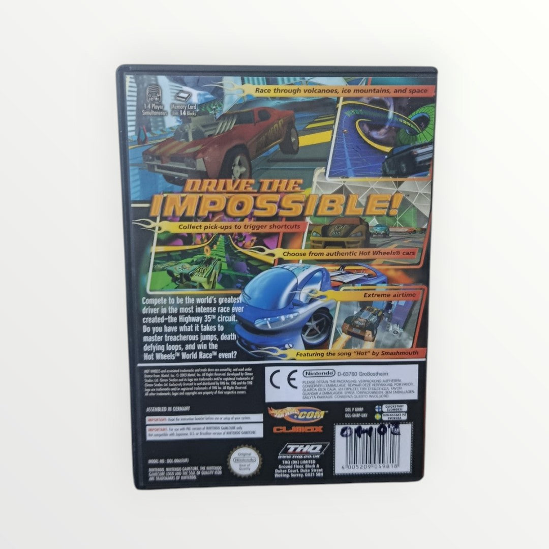 Hot Wheels World Race Nintendo GameCube Version Uk Jouable en français