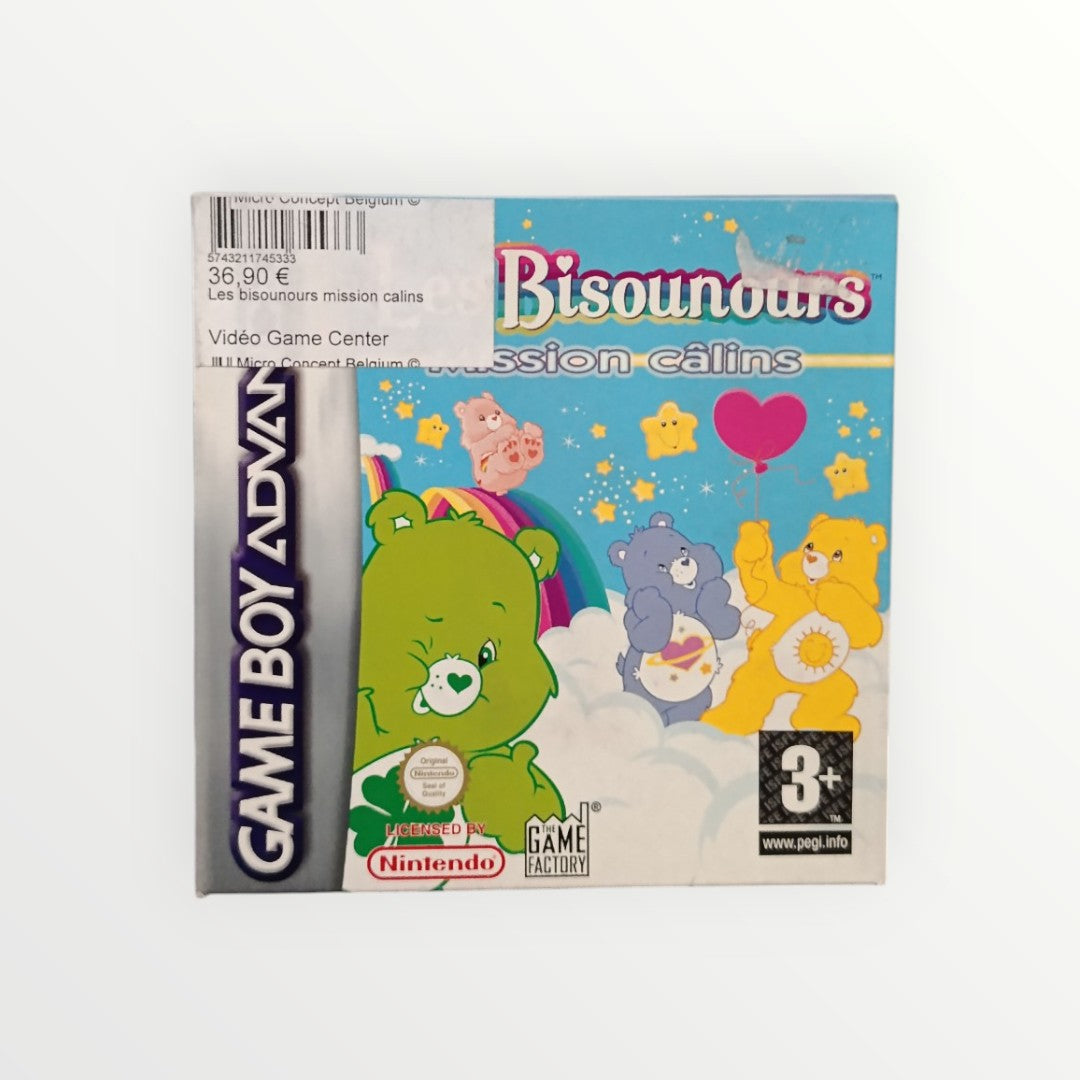 Les Bisounours Mission Calins Game Boy Advance (GBA) en boite complet Version FRA