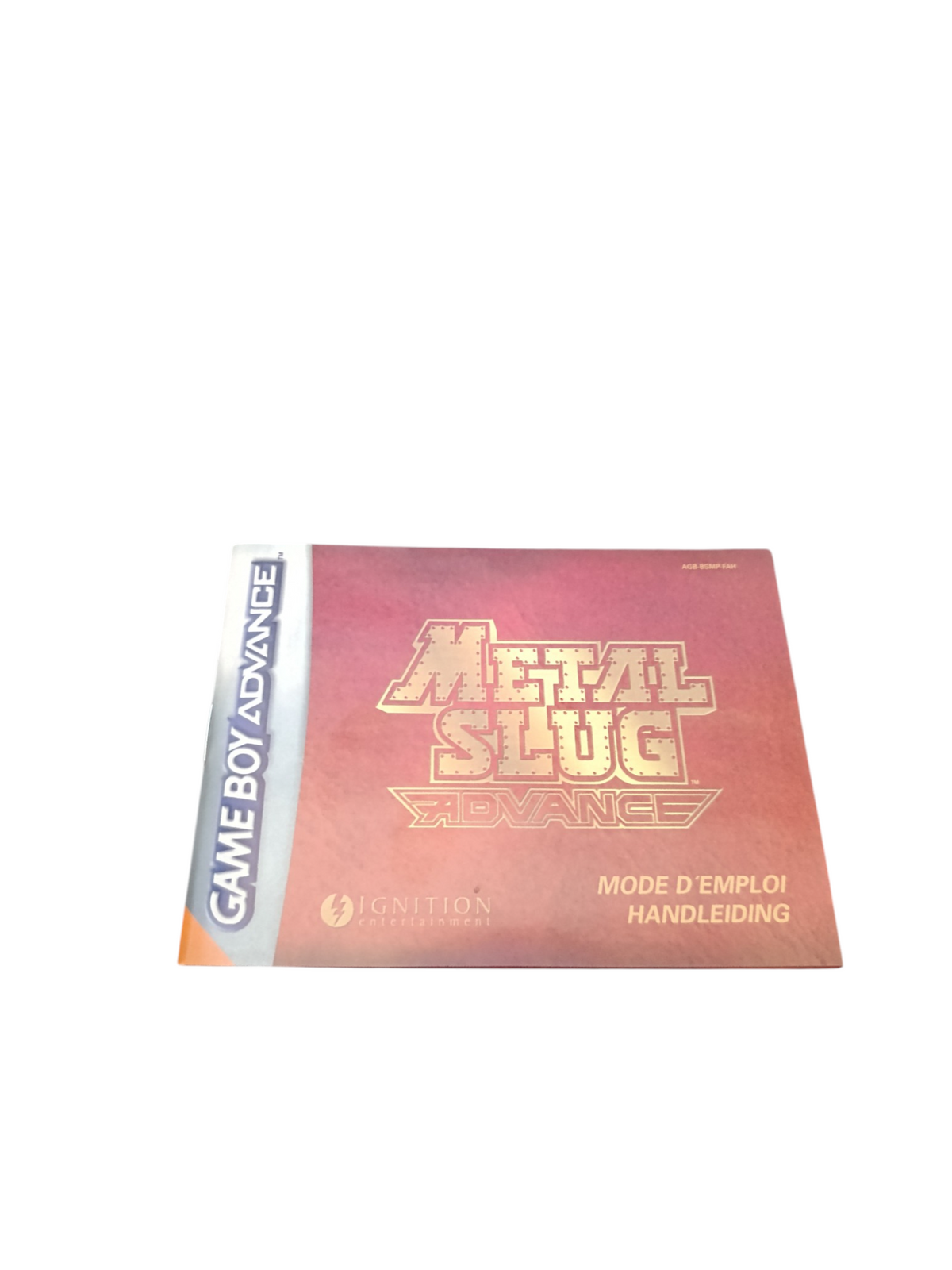 Metal Slug Advance Game Boy Advance (GBA) en boite complet Version FRA