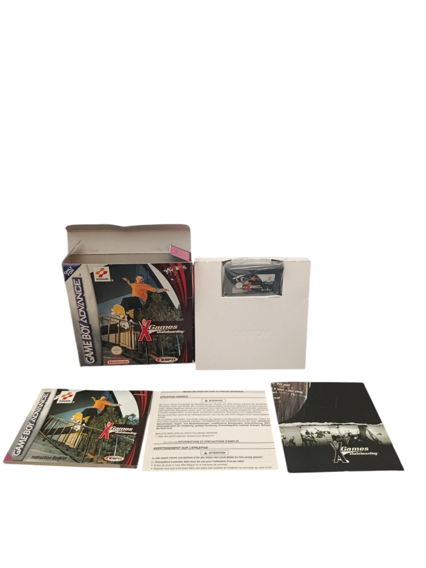 X-Games Skateboarding Game Boy Advance (GBA) en boite complet Version FRA