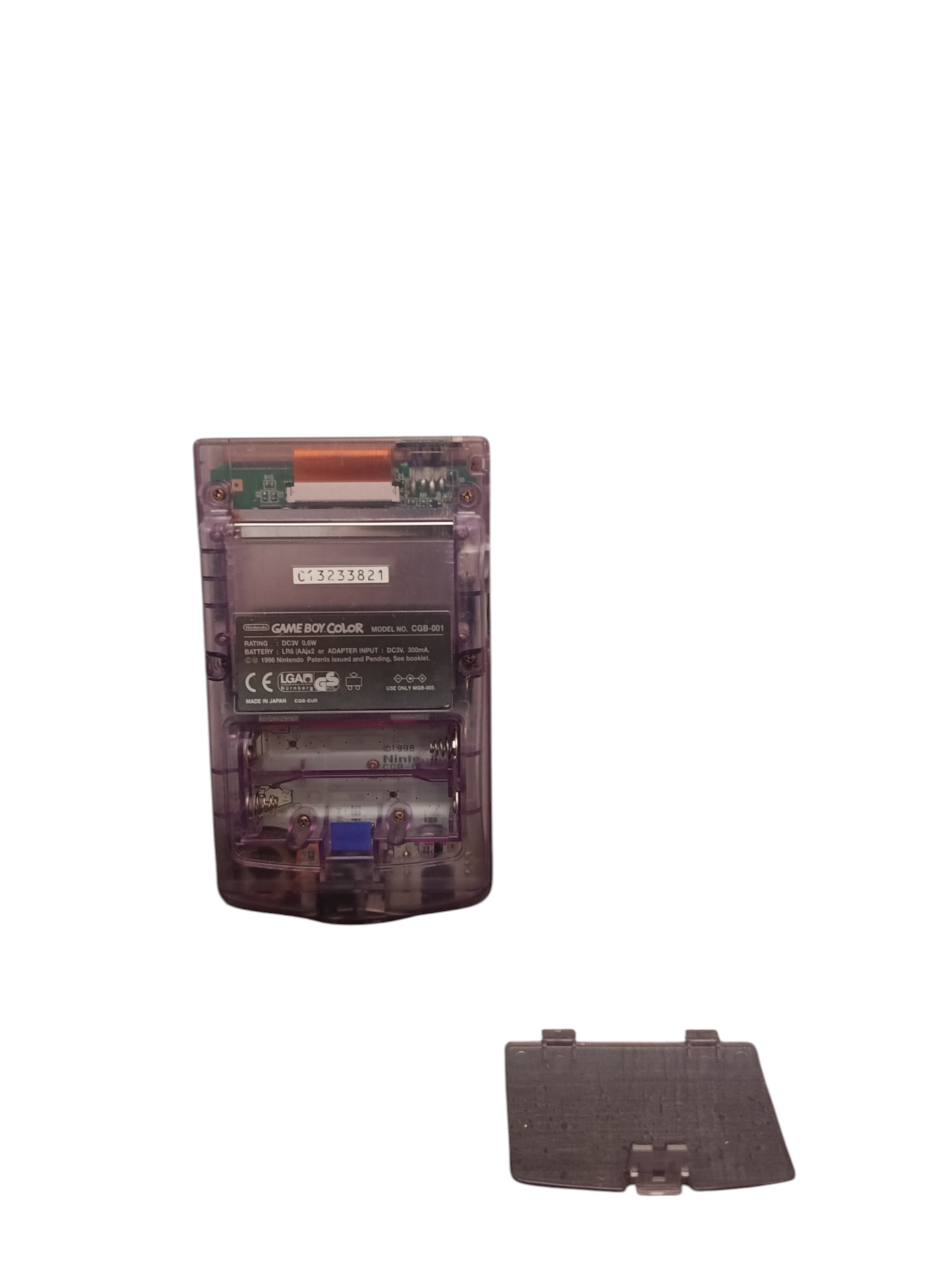 Game Boy Color transparente violette – console loose