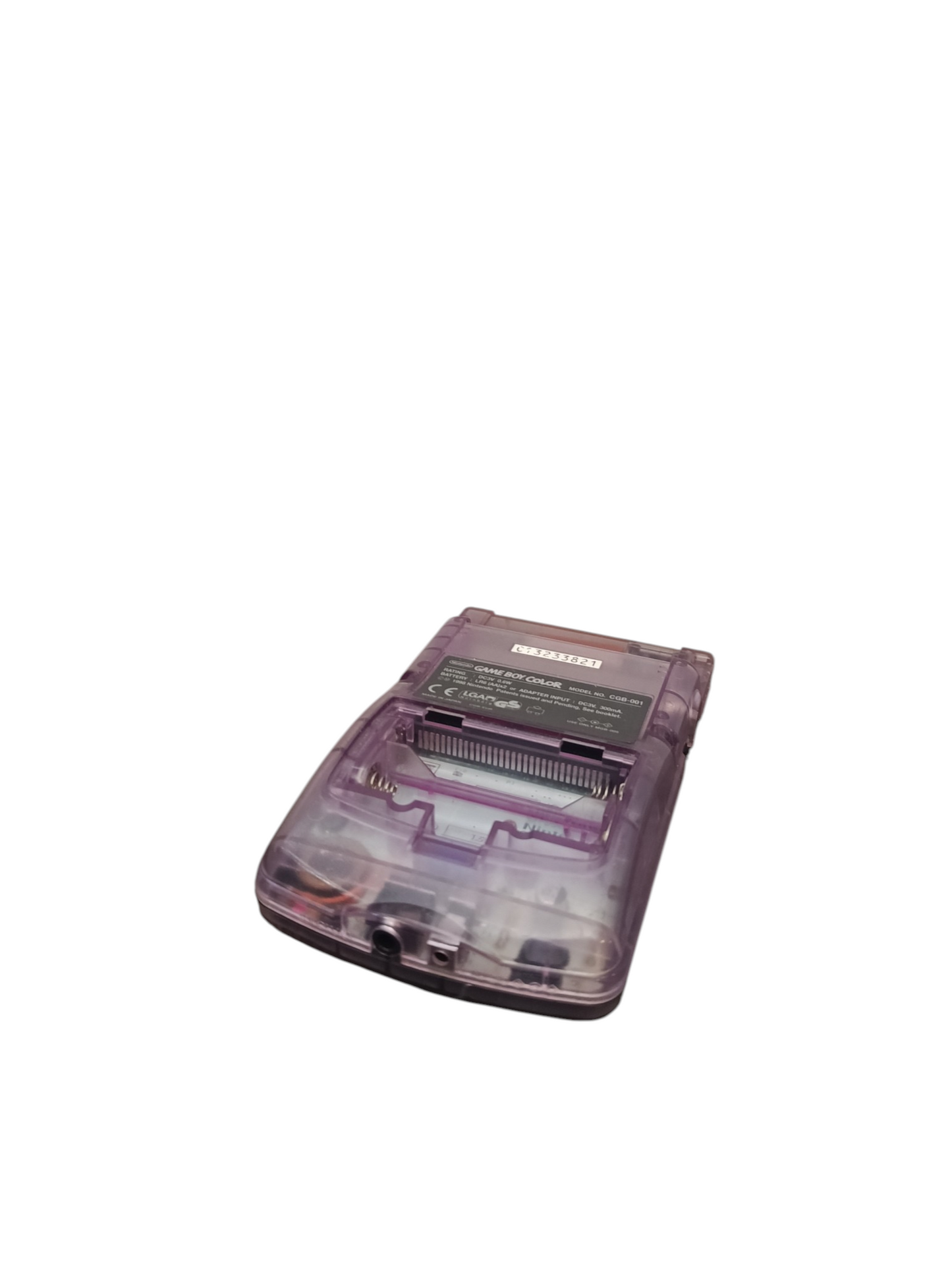 Game Boy Color transparente violette – console loose