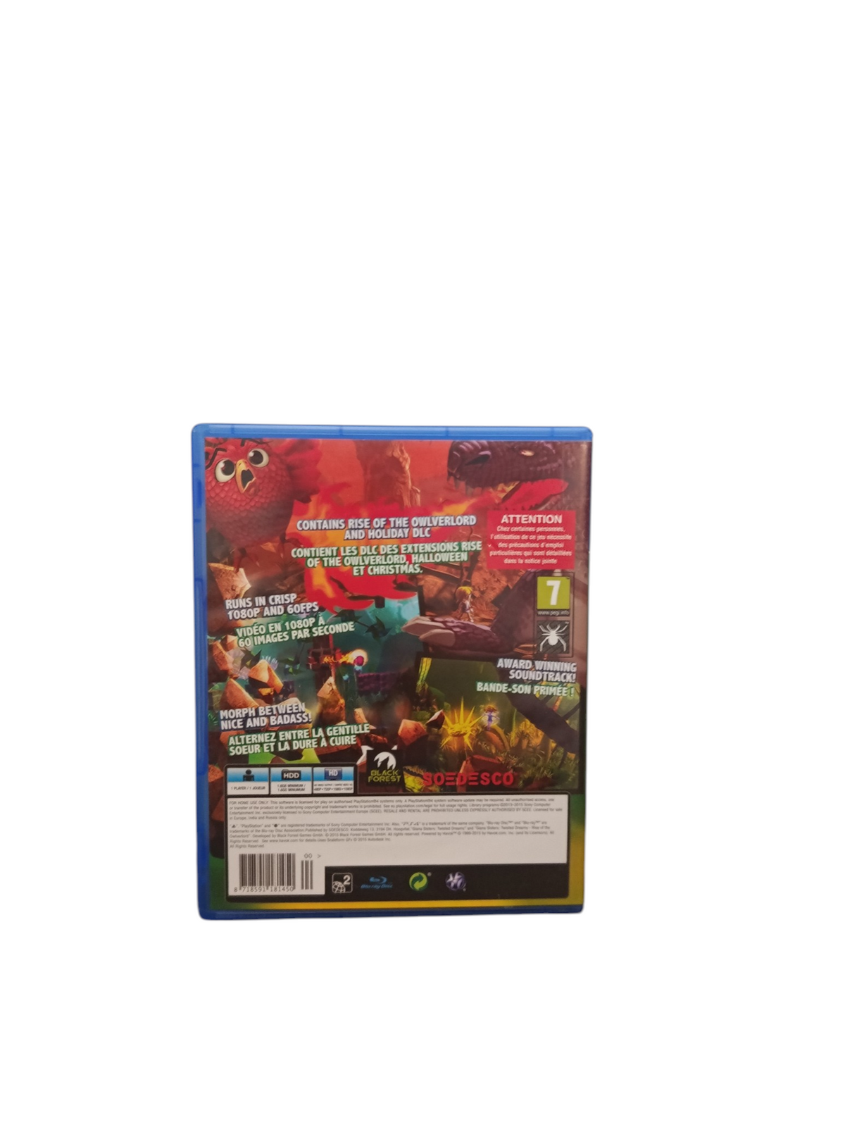 Giana Sisters Playstation 4 (PS4) Complet en FRA