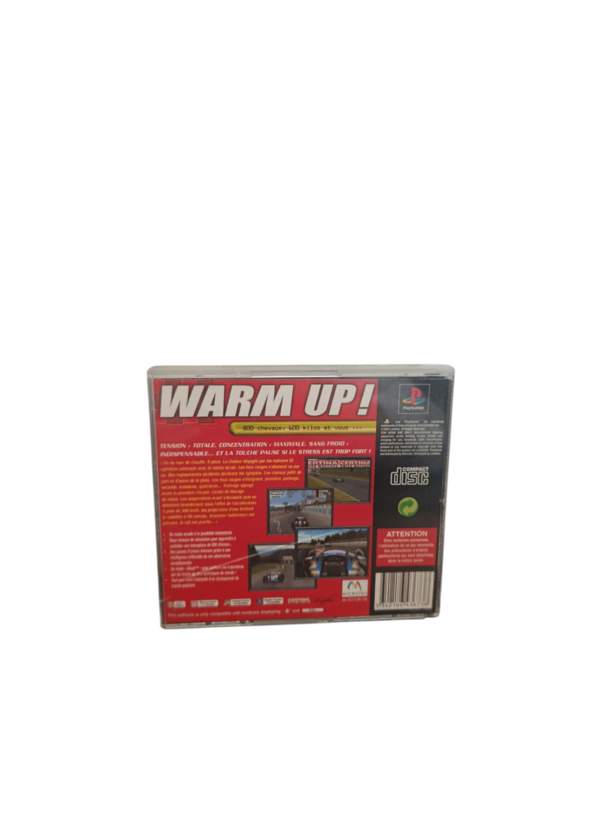 Warm Up Playstation 1 (PS1) Seconde vie