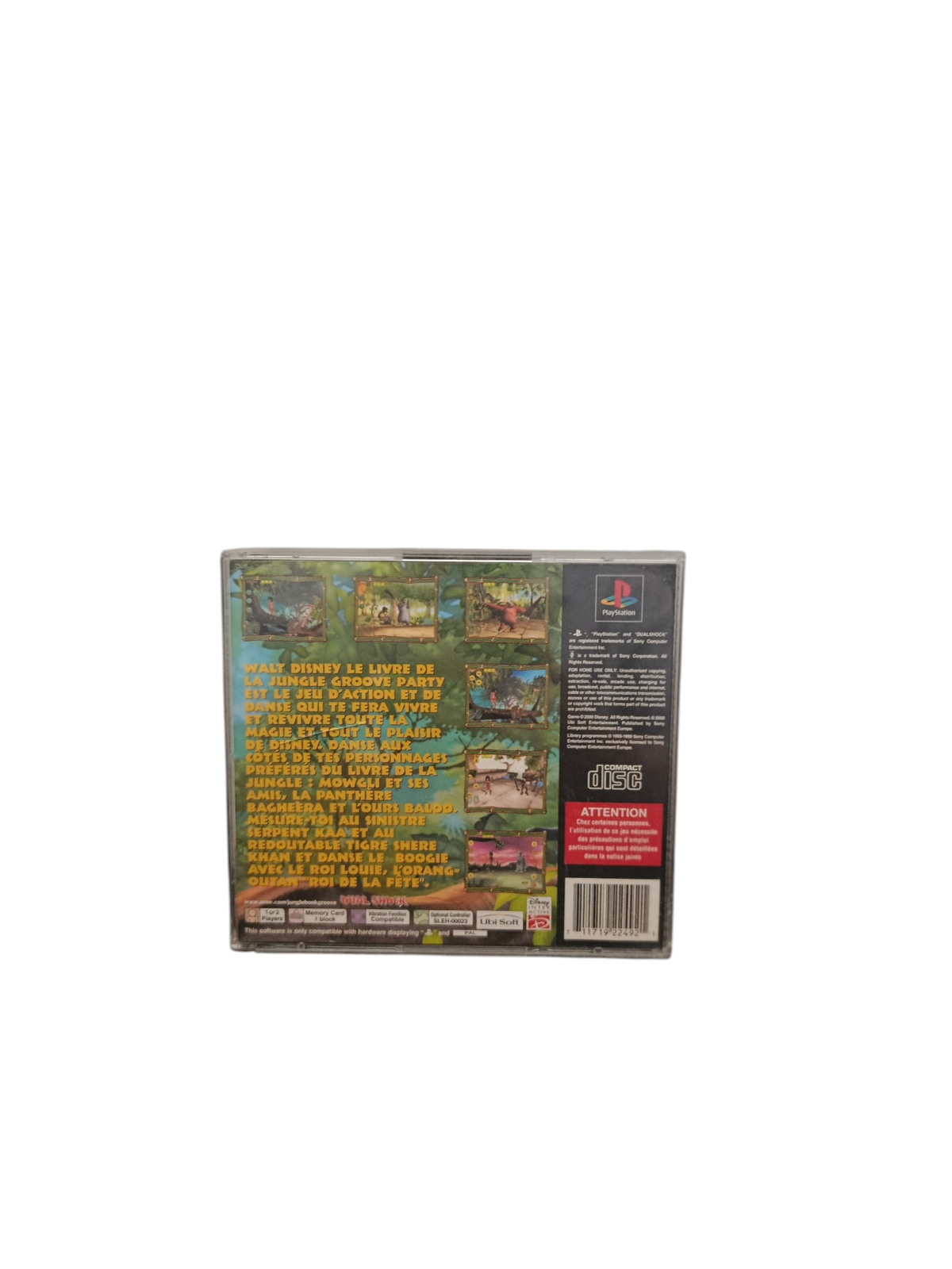 Le Livre de la jungle Playstation 1 (PS1) Seconde vie