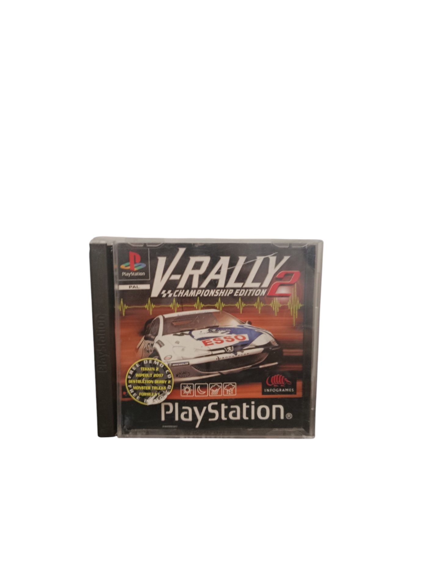 V-rally 2 Playstation 1 (PS1) Seconde vie