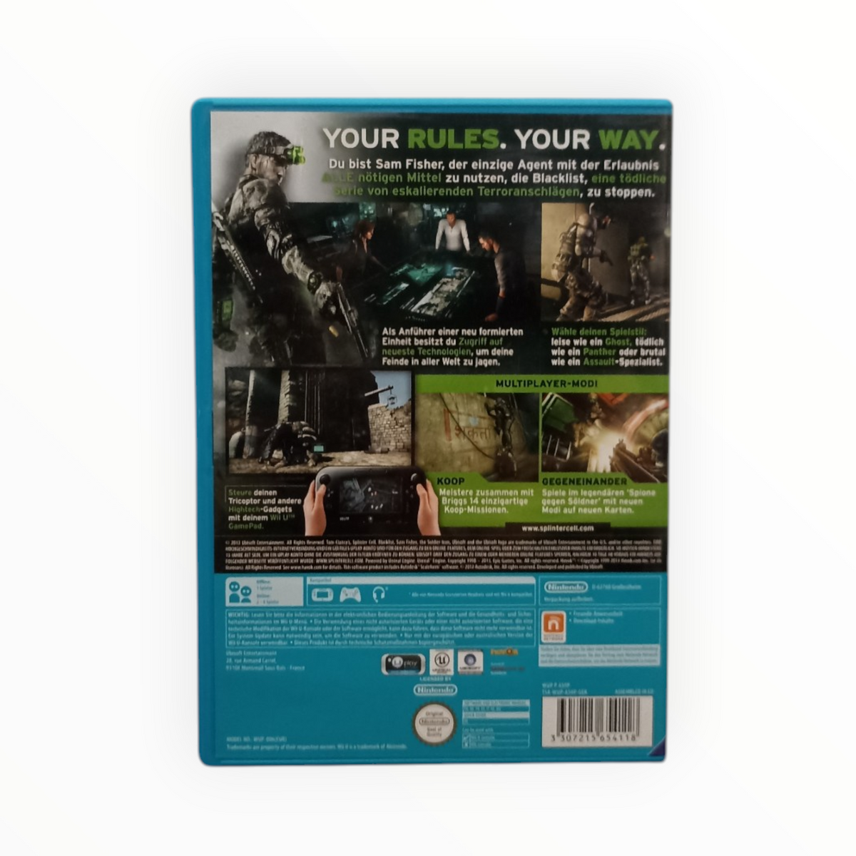 Splinter Cell Blacklist Wii U Complet Version ETR