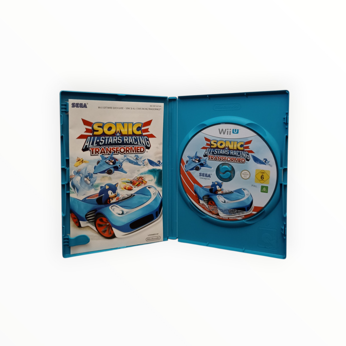 Sonic All Star Racing Transformed Wii U Complet Version ETR jouable en français
