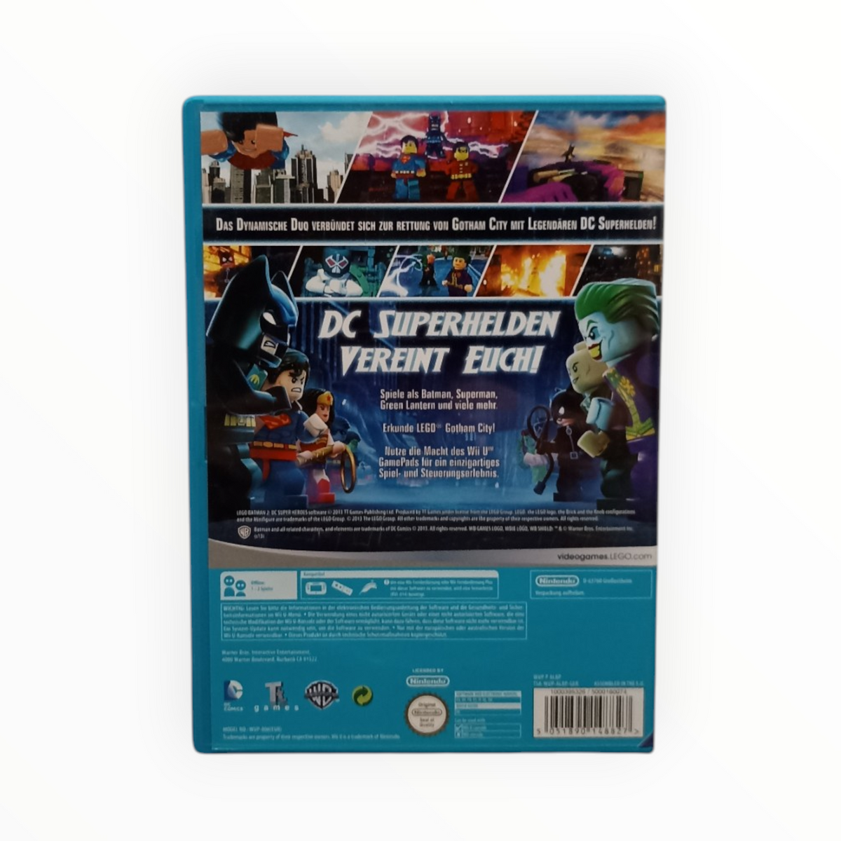Batman 2 DC Super Heroes Wii U Complet Version ETR jouable en français