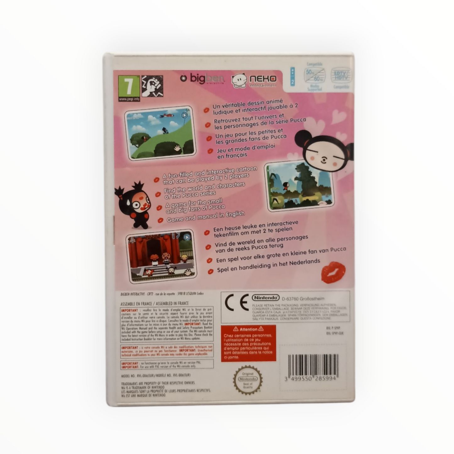 Pucca Race For Kisses Nintendo Wii