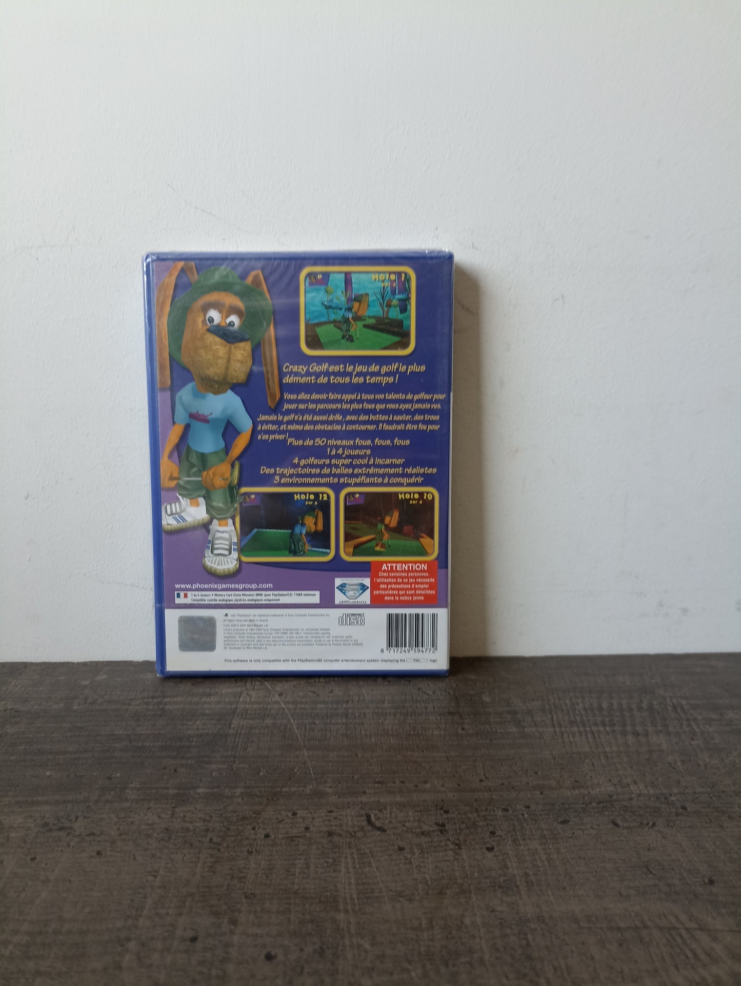 Crazy Golf blister ps2