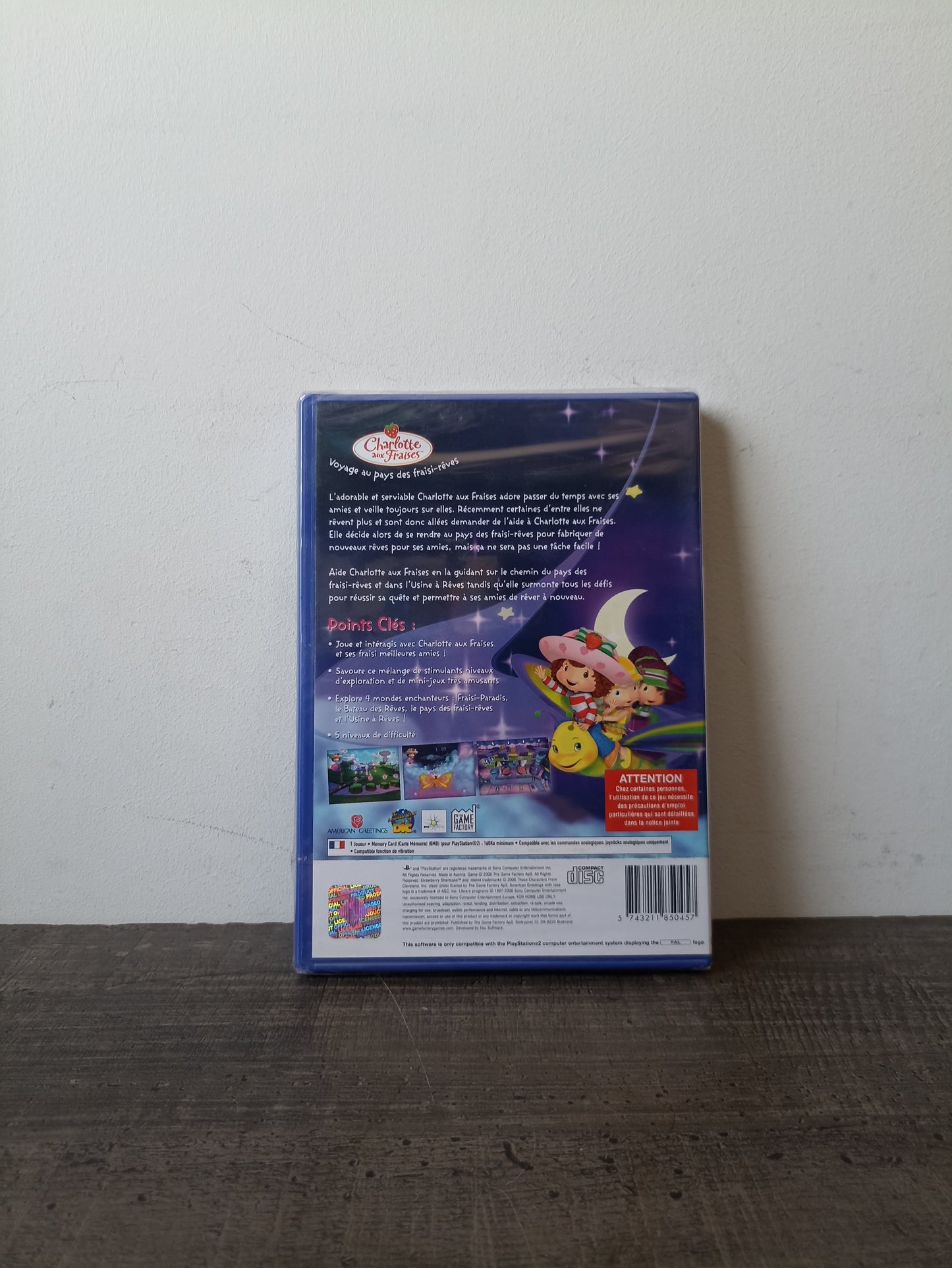 Charlotte aux Fraises – Voyage au pays des fraisi-rêves blister ps2