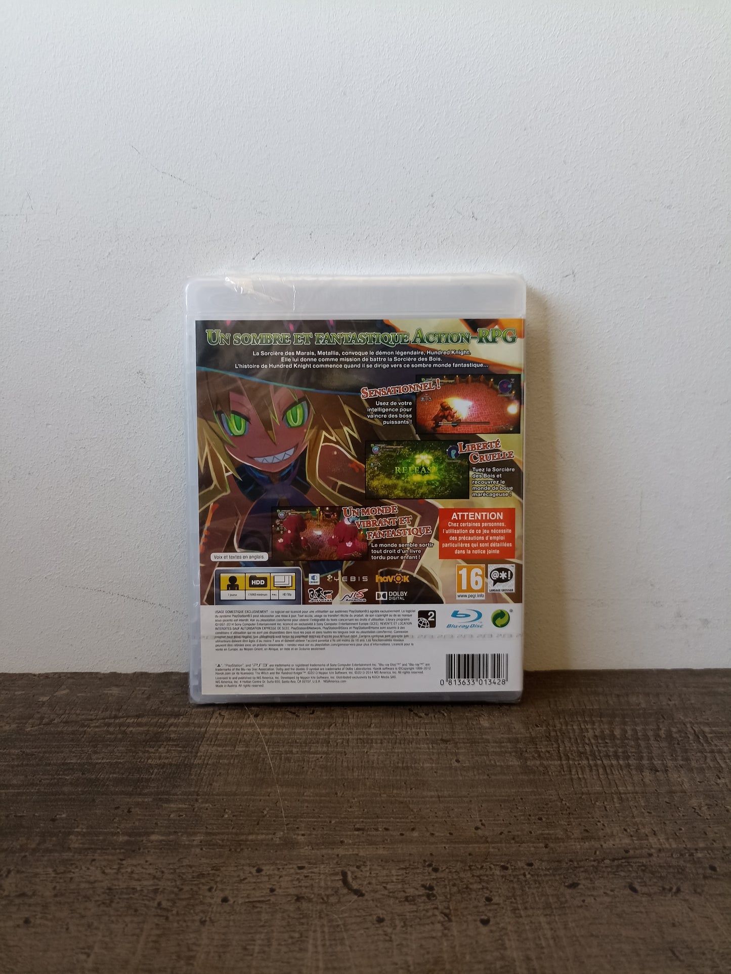 The Witch and the Hundred Knight Blister PS3