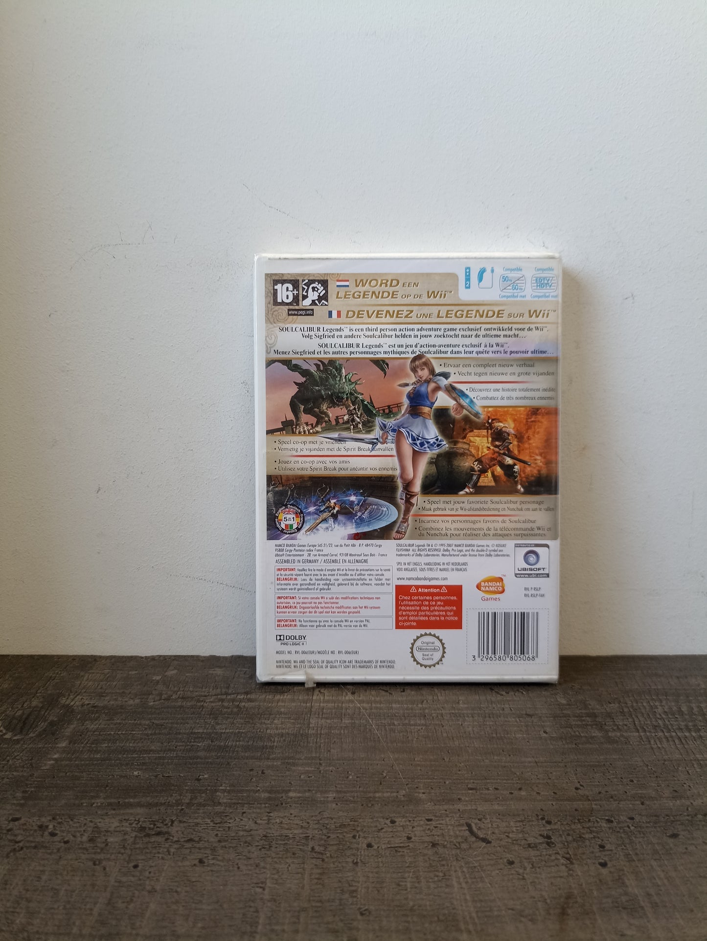 Soulcalibur Legends blister Wii avec trace d'usure