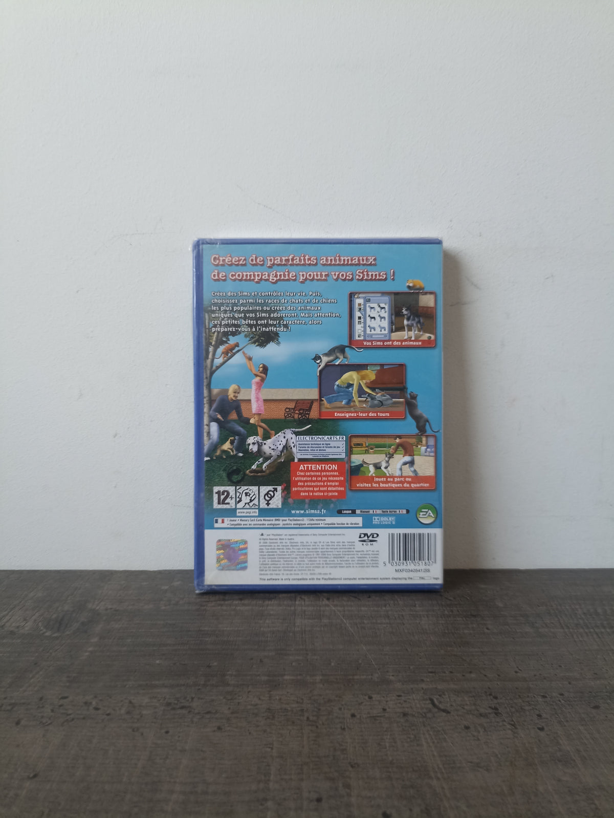 Les Sims 2 Animaux & Cie PS2 blister