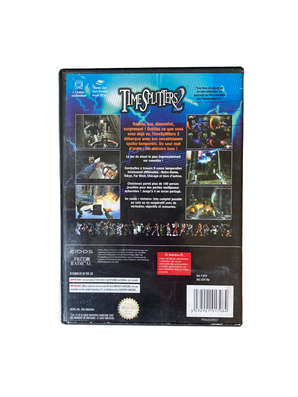 TimeSplitters 2 - Nintendo Gamecube