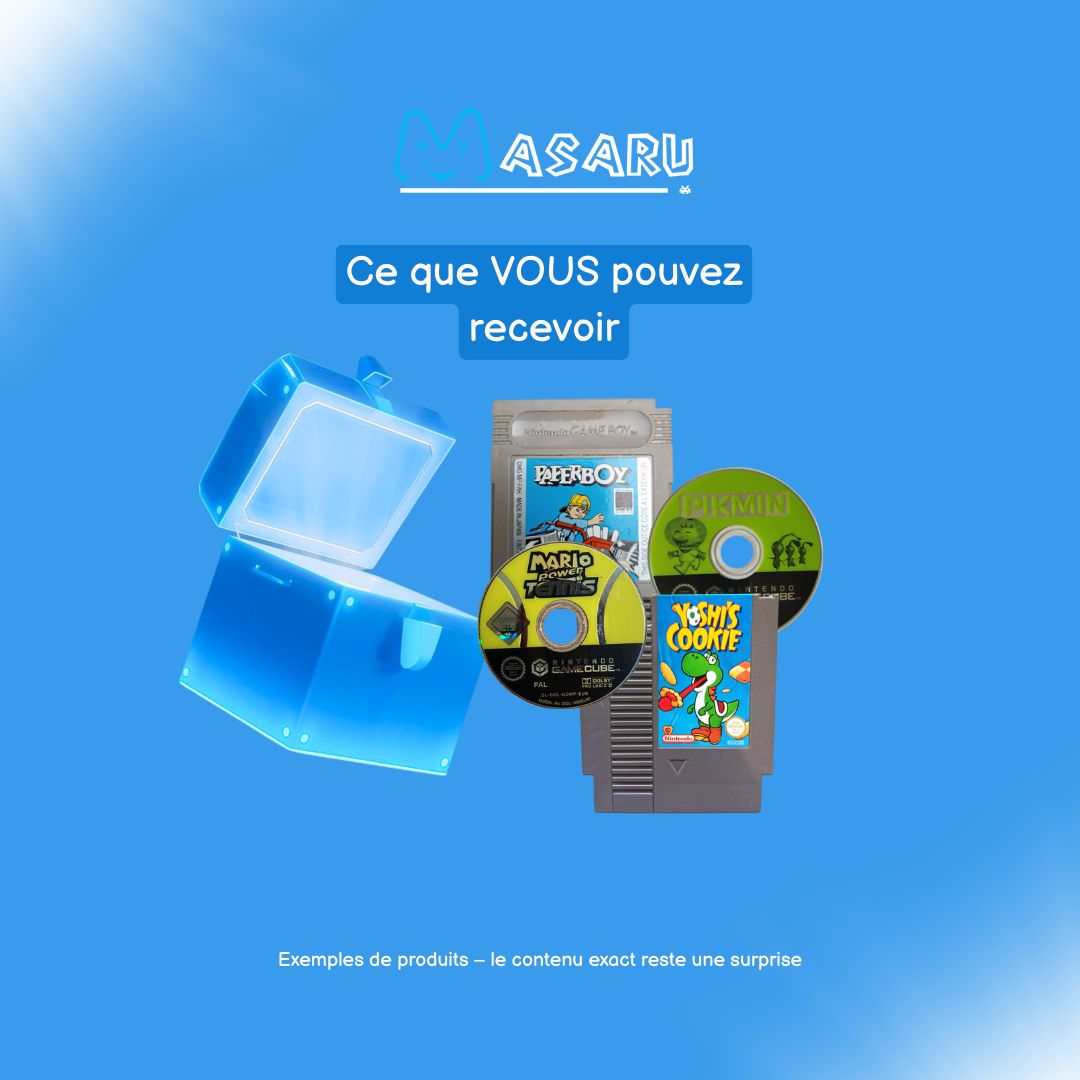 🎁 Cadeau Mystère Rétrogaming – Spécial Loose Valeur garantie