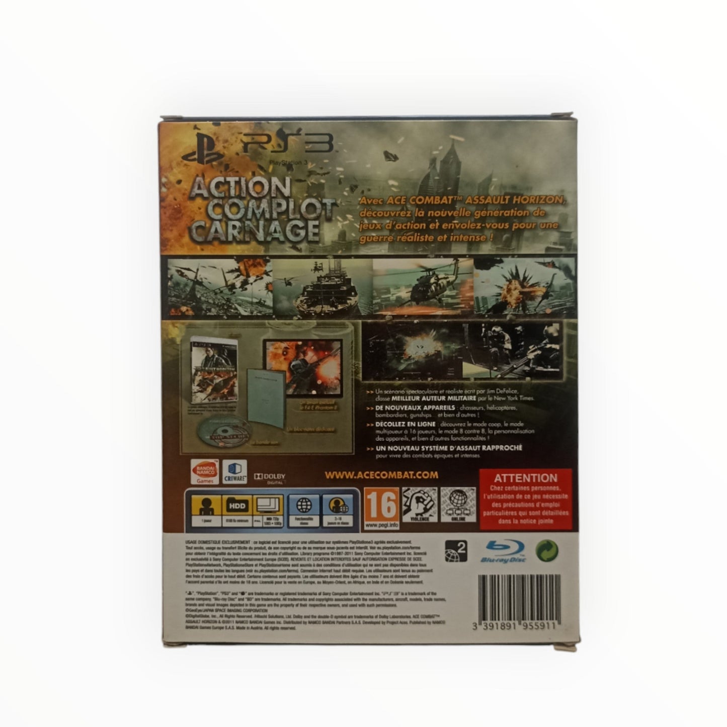 Ace Combat: Assault Horizon – Limited Edition – PlayStation 3 (PS3) – Complet - Masaru