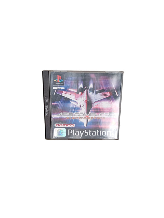 Ace Combat 3 Electrosphere PlayStation 1 PS1 complet en boîte avec disque et notice