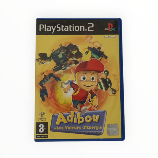 Adibou et les Voleurs d’Énergie sur PS2 complet avec boîte, notice et disque