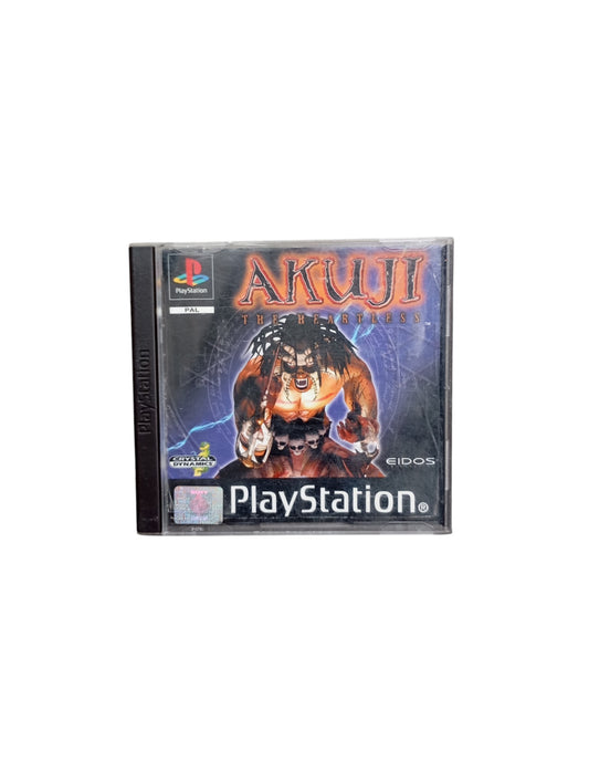 Akuji the Heartless PlayStation 1 complet en boîte avec CD et notice