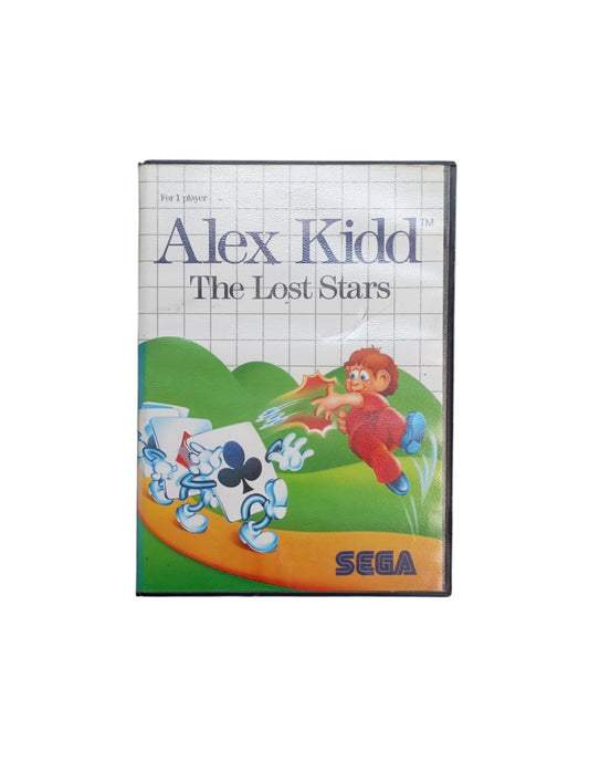 Alex Kidd The Lost Stars Sega Master System en boîte avec cartouche, sans notice"
