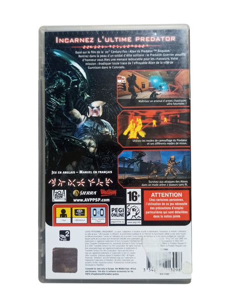 Aliens vs Predator: Requiem (PSP) – Complet avec notice - Masaru