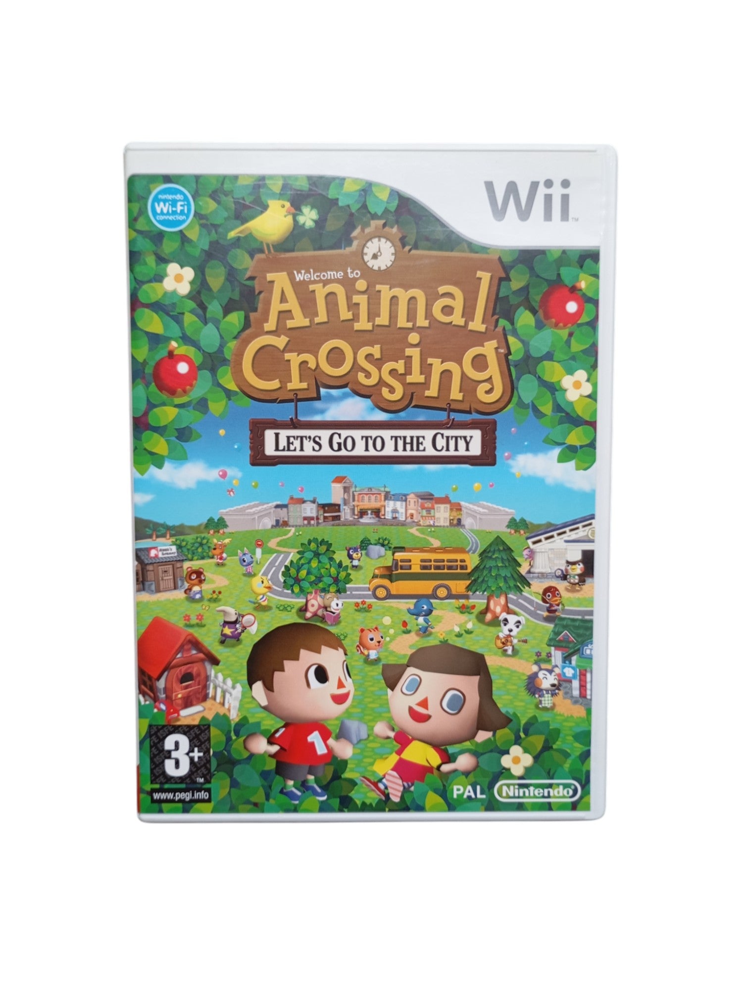 Animal Crossing Let’s Go to the City complet en boîte avec notice Nintendo Wii